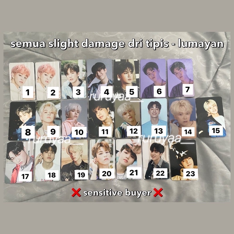 TREASURE OFFICIAL PHOTOCARD HARUTO RUTO JASBIR JAKMER KEMPI BG UNGU DILAN JIHOON JERUK JI JUNKYU JAK