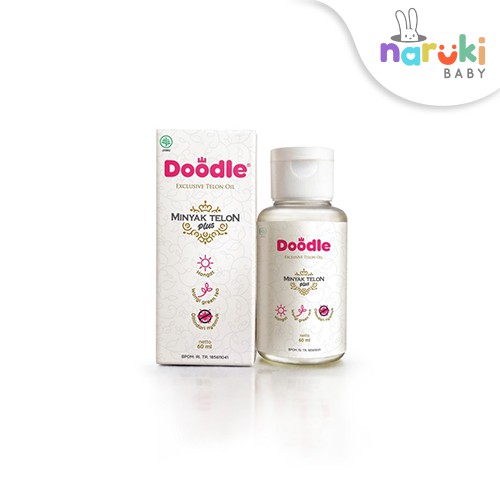 Jual Doodle Exclusive Telon Oil 60 ml Minyak Telon Plus Wangi Green Tea