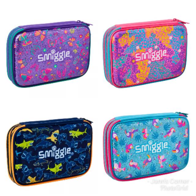 

Smiggle Tropi-Cool Double Up Hardtop Pencil Case