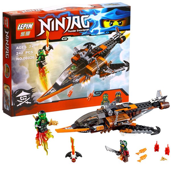 LEGO NINJA GO LEPIN 242 PCS SERI 06026 AUS-0640