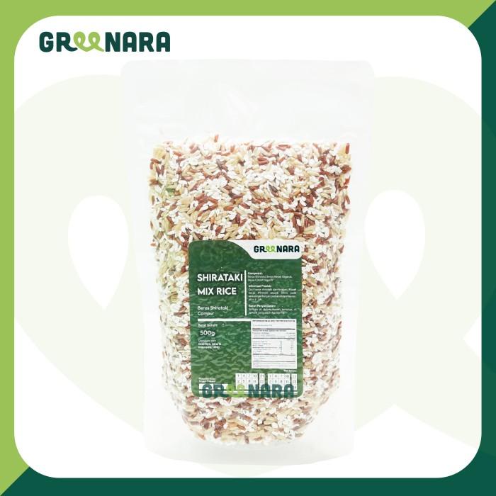 

Shirataki Mix Rice 500Gr / Shirataki Mix Beras Merah , Coklat Organik