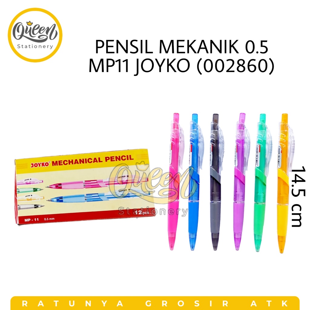 

1 PCS PENSIL MEKANIK 0.5 MP11 JOYKO / PENSIL CETIKAN / MECHANICAL PENCIL (002860)