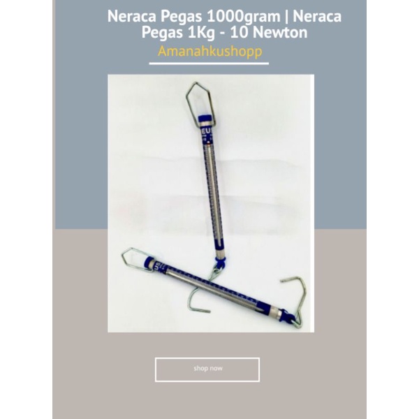 Neraca Pegas 1000gram l Neraca Pegas 1Kg - 10 Newton