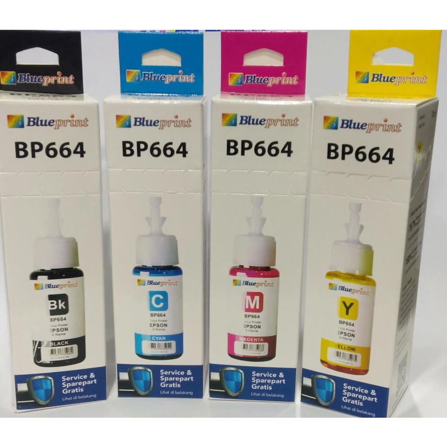 BLUEPRINT - Tinta Epson T664 Refill 70ml CMYK