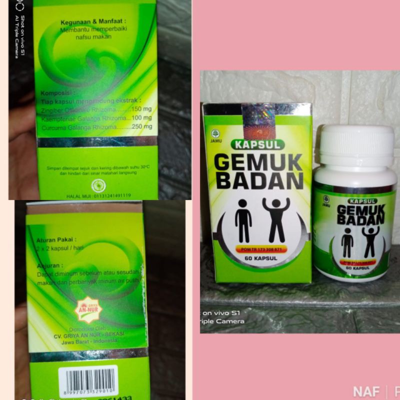

kapsul gemuk basan halal dan terbukti
