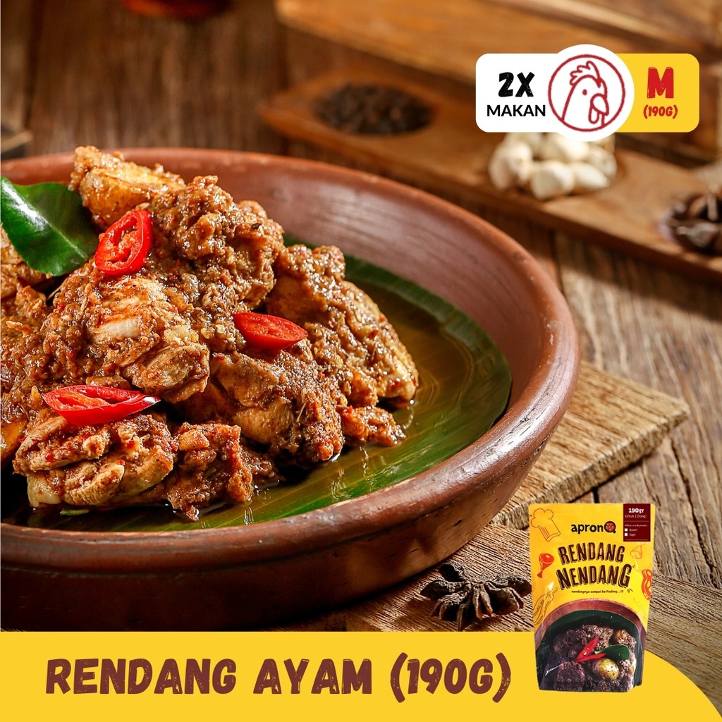 

APRONQ RENDANG NENDANG AYAM 190 GRAM (MEDIUM)