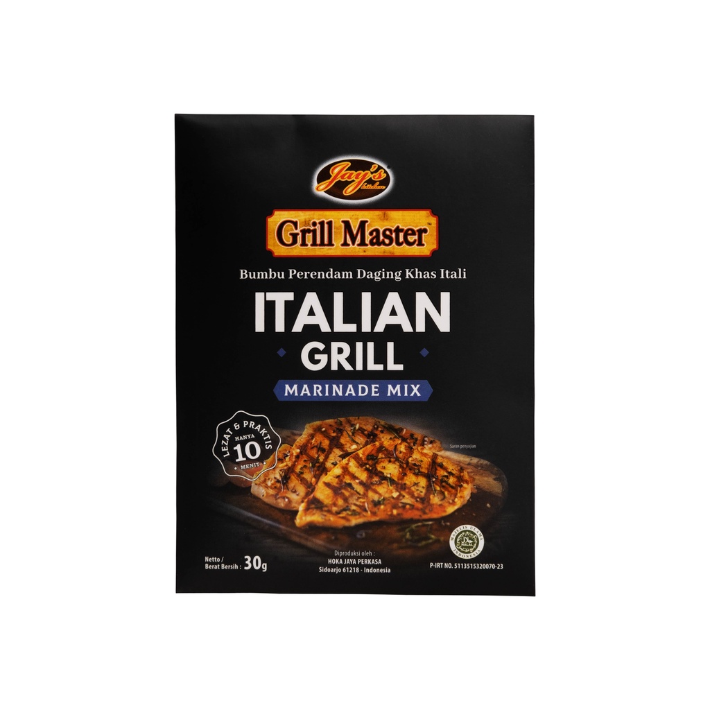 

Jay's Kitchen Grill Master Italian Grill Marinade Mix