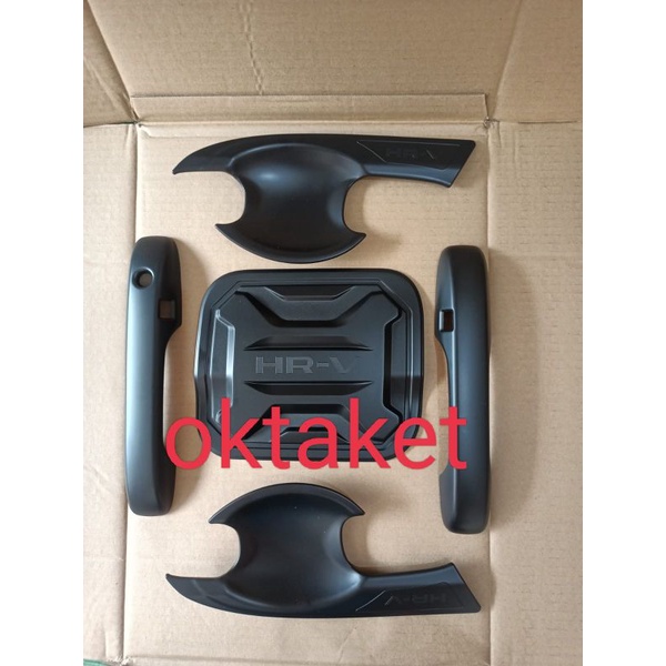 paket outer handle depan tank cover Honda HRV 2022 hitam &amp; chrome