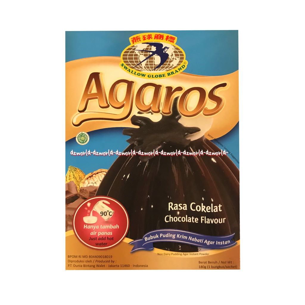 

Agaros Puding Rasa Cokelat Chocolate Flavour Pudding Instan 180gr