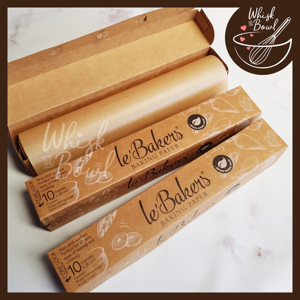 

Le Bakers Brown Baking Paper Baking Parchment 30cm x 10m