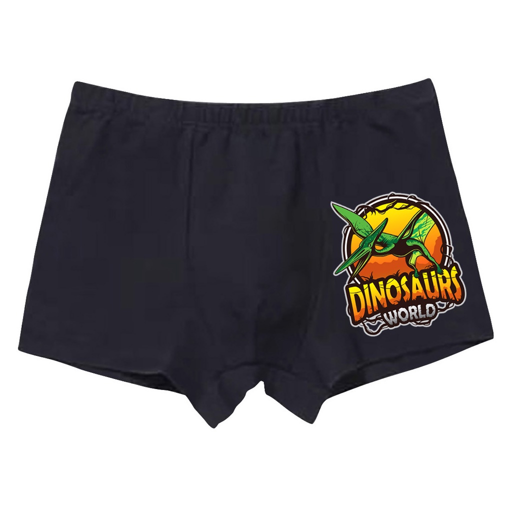 Celana Dalam Anak Laki-Laki Boxer Motif Dinosaurus Bahan Rayon Spandex Kualitas Import Usia 1 Tahun Sampai 12 Tahun Golden1978