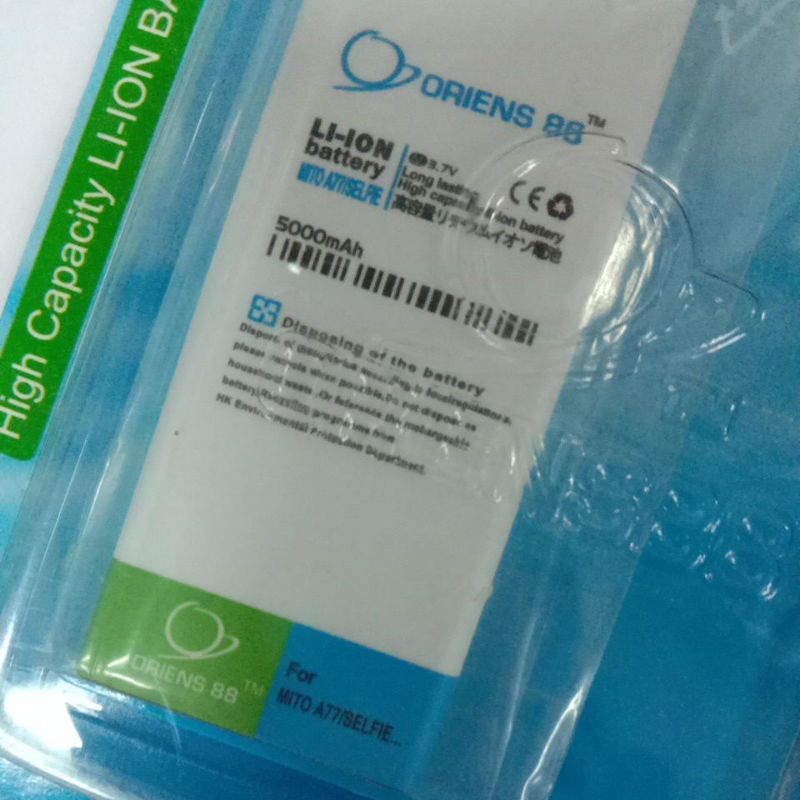 Batteray Mito A77/Selfi Baterai Mito A77 SELFI Double power ORI 88 Original