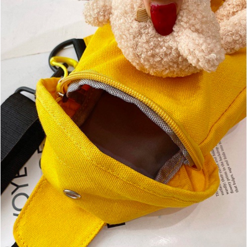 Amadela Story - BEARY Bumbag Wanita Tas Boneka Teddy Bear Tas Anak-Anak Shoulder Bag Tas Selempang Anak-Anak Tas Selempang Wanita Tas Selempang Anak Perempuan