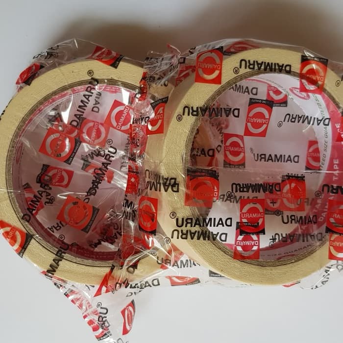 

Masking Tape atau Lakban Kertas lebar 1 inch atau 24 mili Best seller