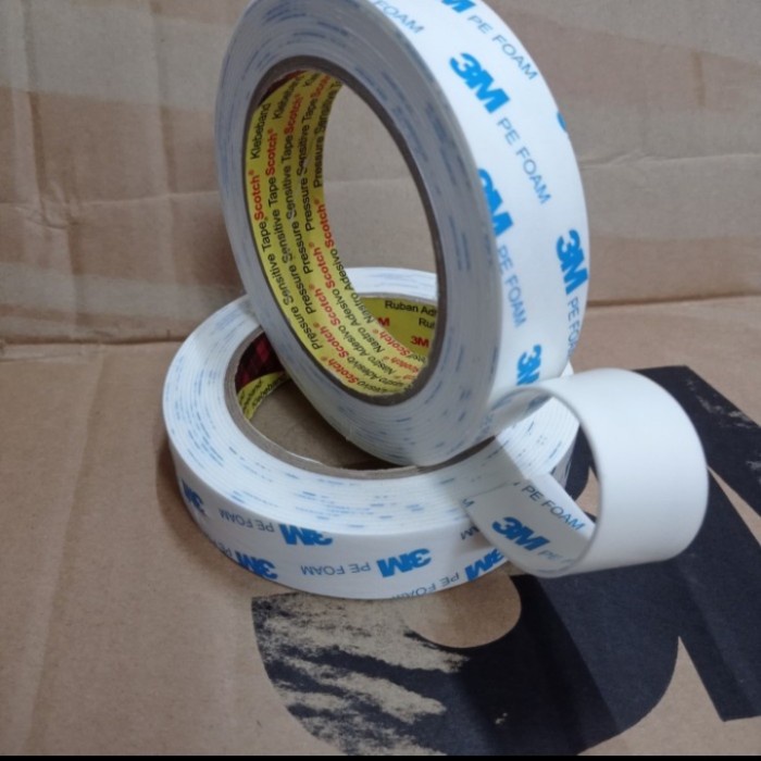 

Produk Double Tape 3M Pe Foam 24Mm 4M White Bagus
