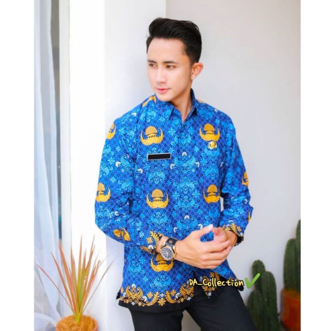 Jual Batik Korpri Pria Terbaru 2022 Lapis Furing Adem Katun C40s
