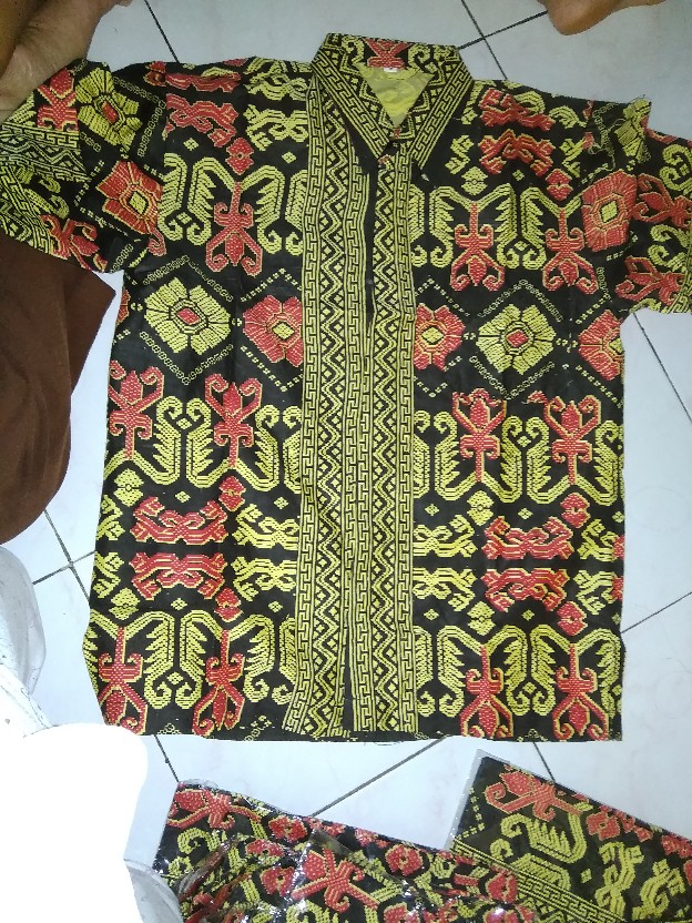 Bswart Batik Hrb026 Kenongo Padi Pekalongan M L Xl Batik Pria Murah Modern Grosir