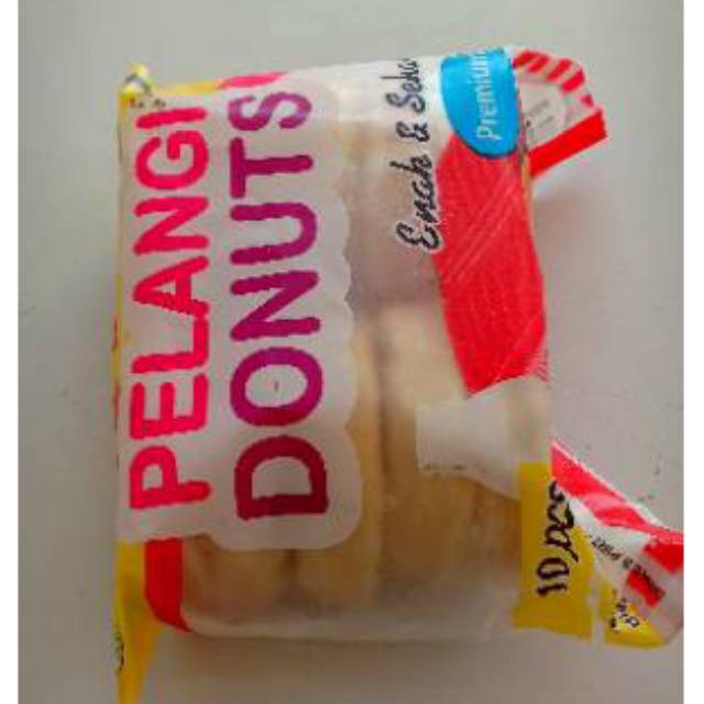 

Donat pelangi isi 10