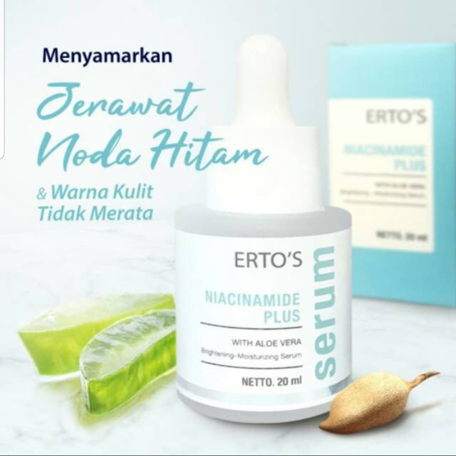 [ ERTOS ] NIACINAMIDE  ~ Serum Menyamarkan Jerawat + Noda Hitam Wajah