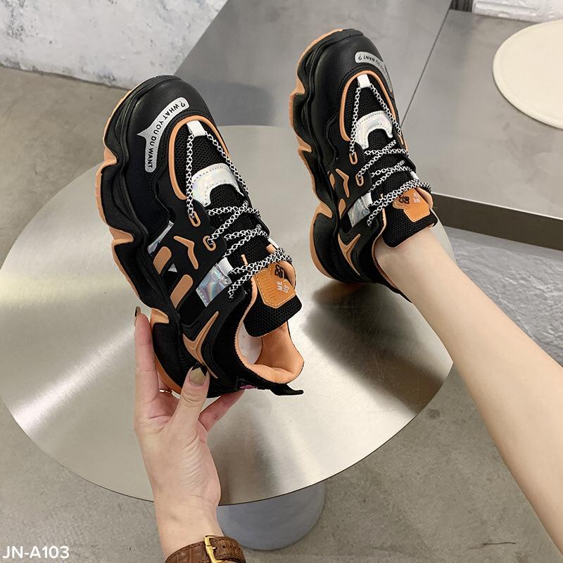 Fashion Wanita Sporty Highsole Sneakers #JN-A103 (SALE)