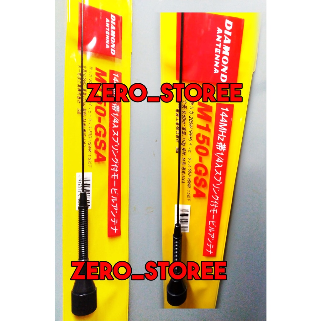DIAMOND M150 Antena Mobil HT Rig M150-GSA HITAM VHF M-150GS BLACK M 150GS 144mHz bukan D antenna M150 larsen m150GSA Radio antena M150GSA M150GS M-150GS M150-GSA 150GS M 150GSA
