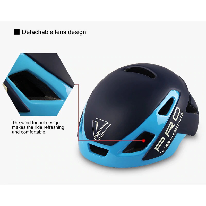 Mountainpeak VSHENG Series Helm Sepeda Cycling Bike Cap Integrally Molded - MTP01 - White