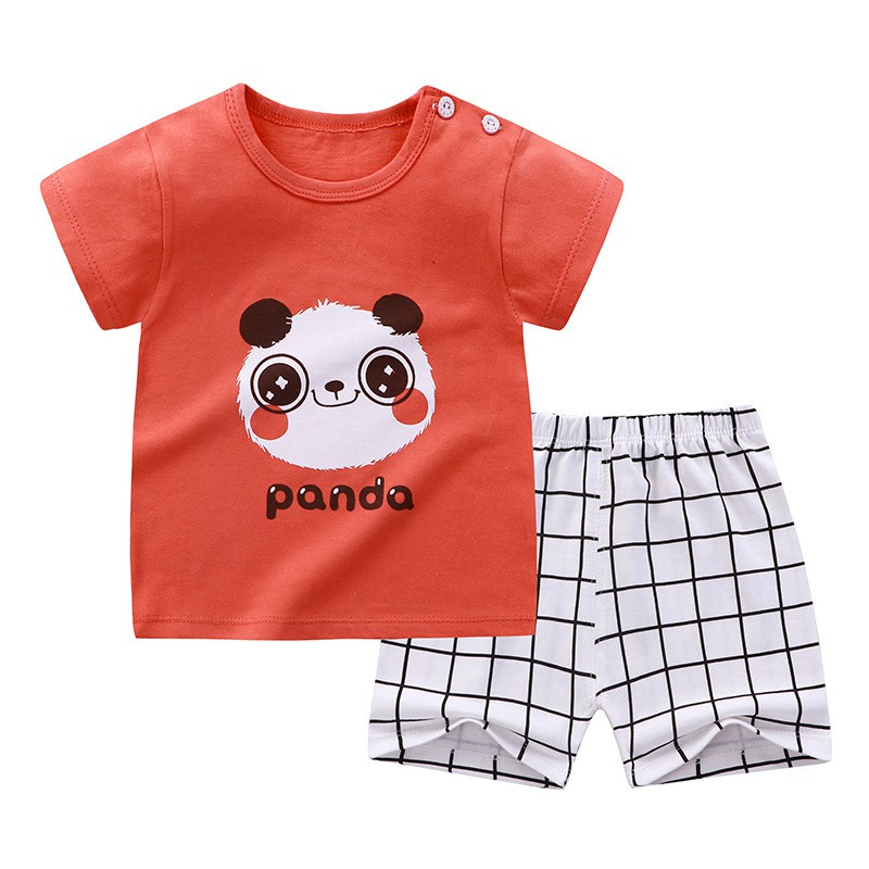 plazababy KIDS SUIT PENDEK Setelan Anak Bahan Kaos Lengan + Celana Berkualitas Import ebv cewek new4