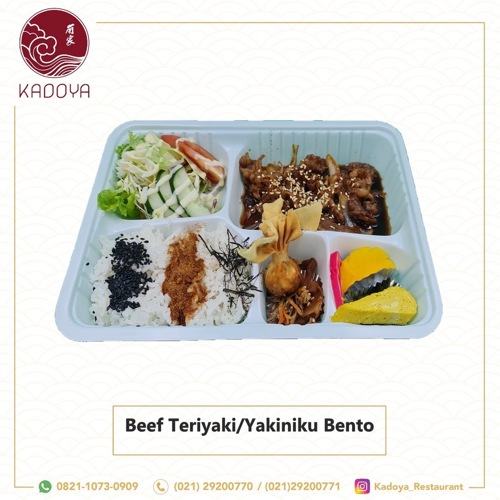 

Kadoya Beef Teriyaki / Yakiniku Bento