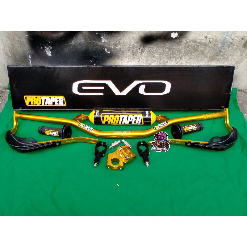 Paket Stang Fatbar Evo Type Low Gold Stang Klx Crf Wr Dtracker Stang Evo Tipe Low