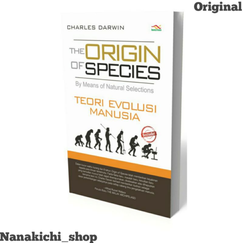 Jual BUKU SEJARAH BUKU THE ORIGIN OF SPECIES TEORI EVOLUSI MANUSIA ...