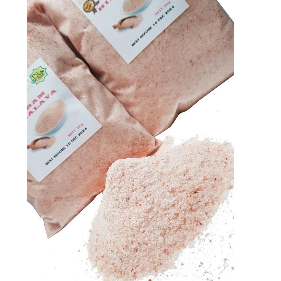 

Ready Garam Himalaya 1Kg - Natural Himalayan Pink Rock Salt - Himsalt ✌↔ Murah