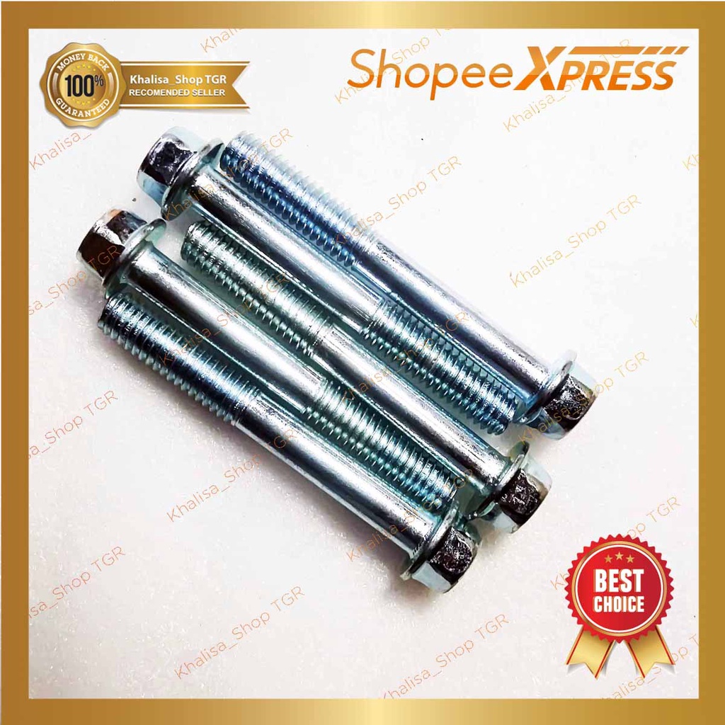 1PC Baut/Baud/Bolt Flange/Topi M6x55/6x55 K8/Kunci 8