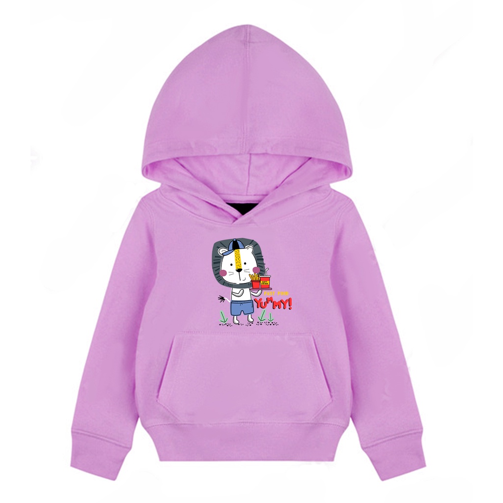 Hoodie Anak Yummy Sweater Pakaian Fleece Anak M - XL