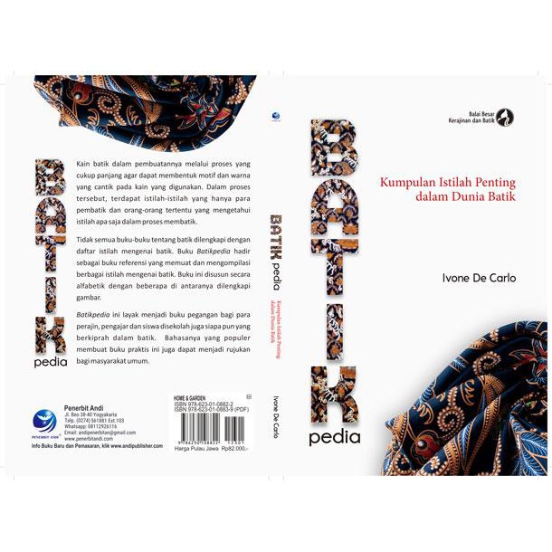 Buku Batikpedia Kumpulan Istilah Penting Dalam Dunia Batik Shopee Indonesia