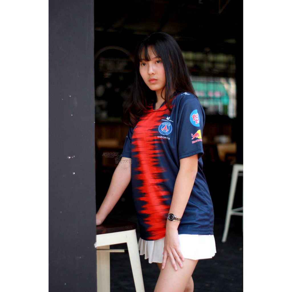 Jersey Team PSG RRQ Navy Free nickname