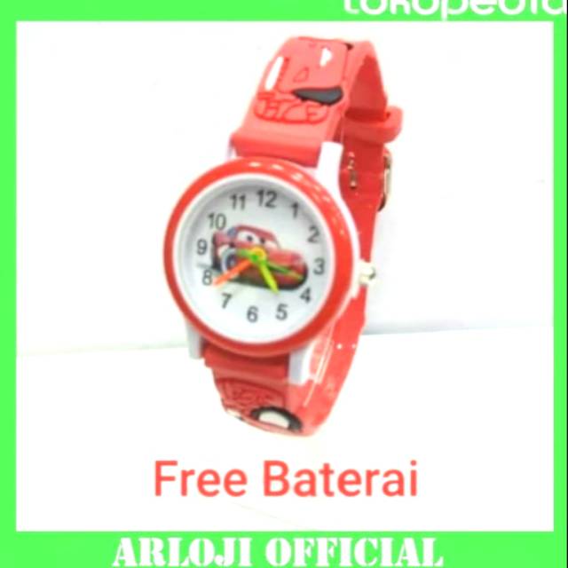 Jam tangan anak karakter timbul