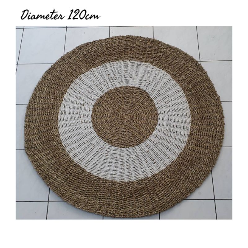 seagrass karpet rug home decor dekorasi hiasan