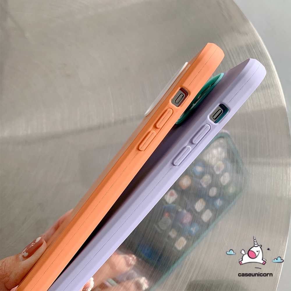 Soft Case Bumper Silikon Cair 3 in 1 Anti Jatuh Tahan Banting Untuk iPhone 11 12 13 pro Max XS XR XS Max SE 2020