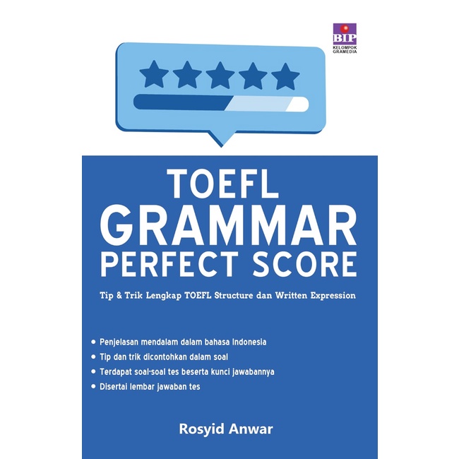 Gramedia Medan - Buku Toefl Grammar Perfect Score