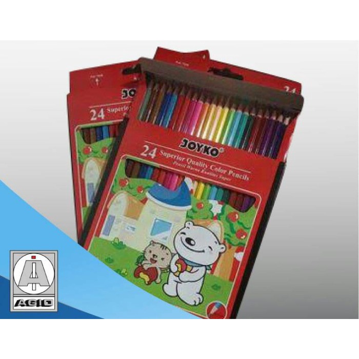 

Mudah Joyko Superior Quality Color Pencils 24W (Pensil 24 Warna) Gilaa!!!