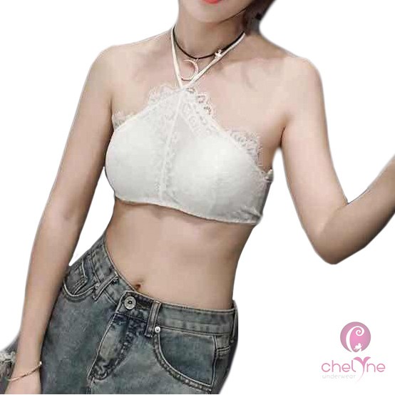 Chelyne BH Bralette T9617 Bahan Kaos Variasi Brukat