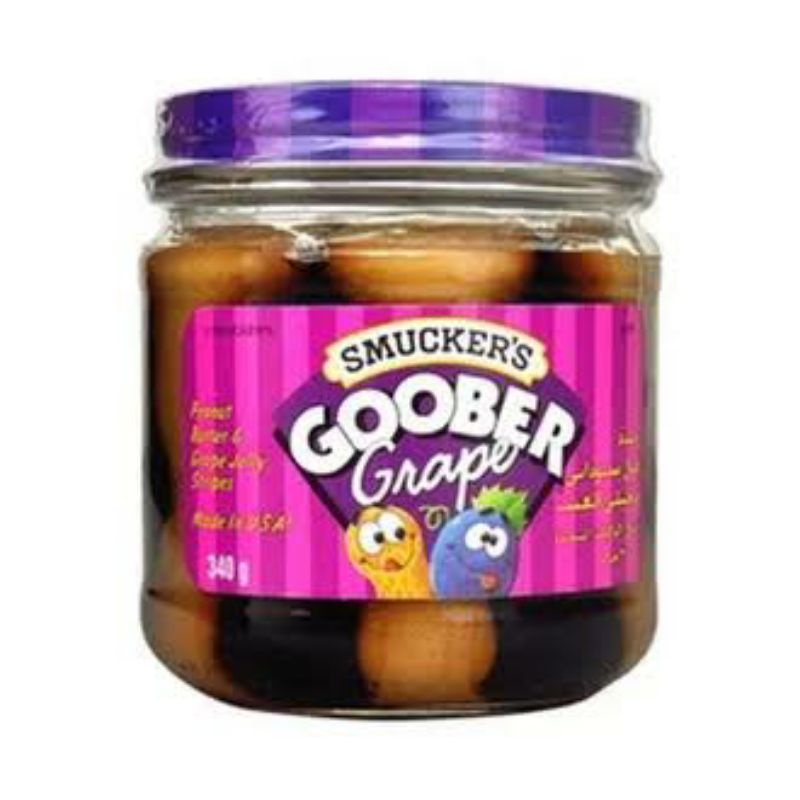 

Smuckers goober grape selai kacang dan jelly rasa anggur 340gr