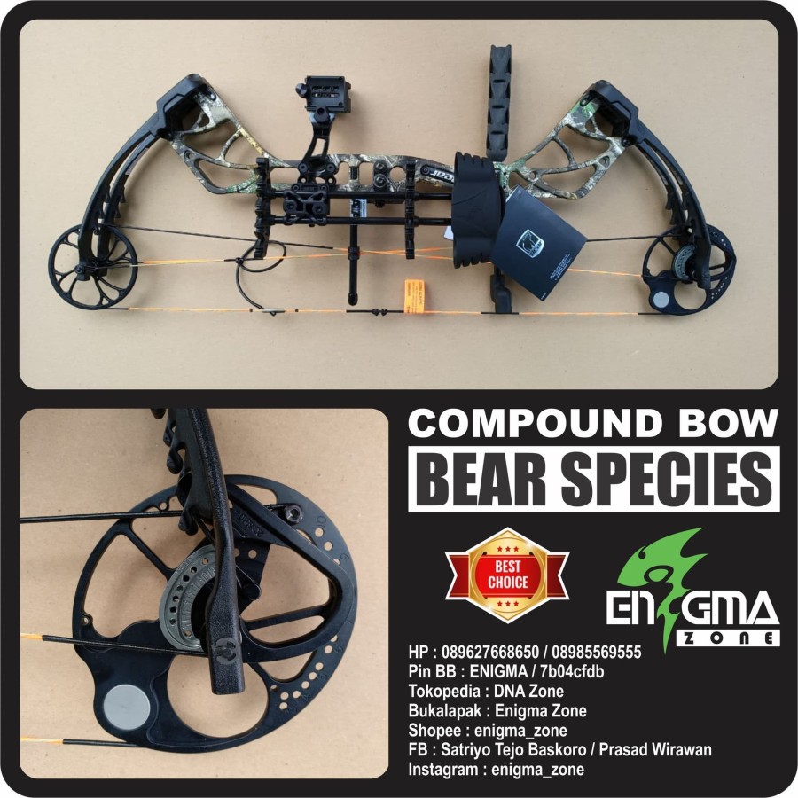BEAR SPECIES 70 COMPOUND BOW - BUSUR COMPOUND - DNZONE