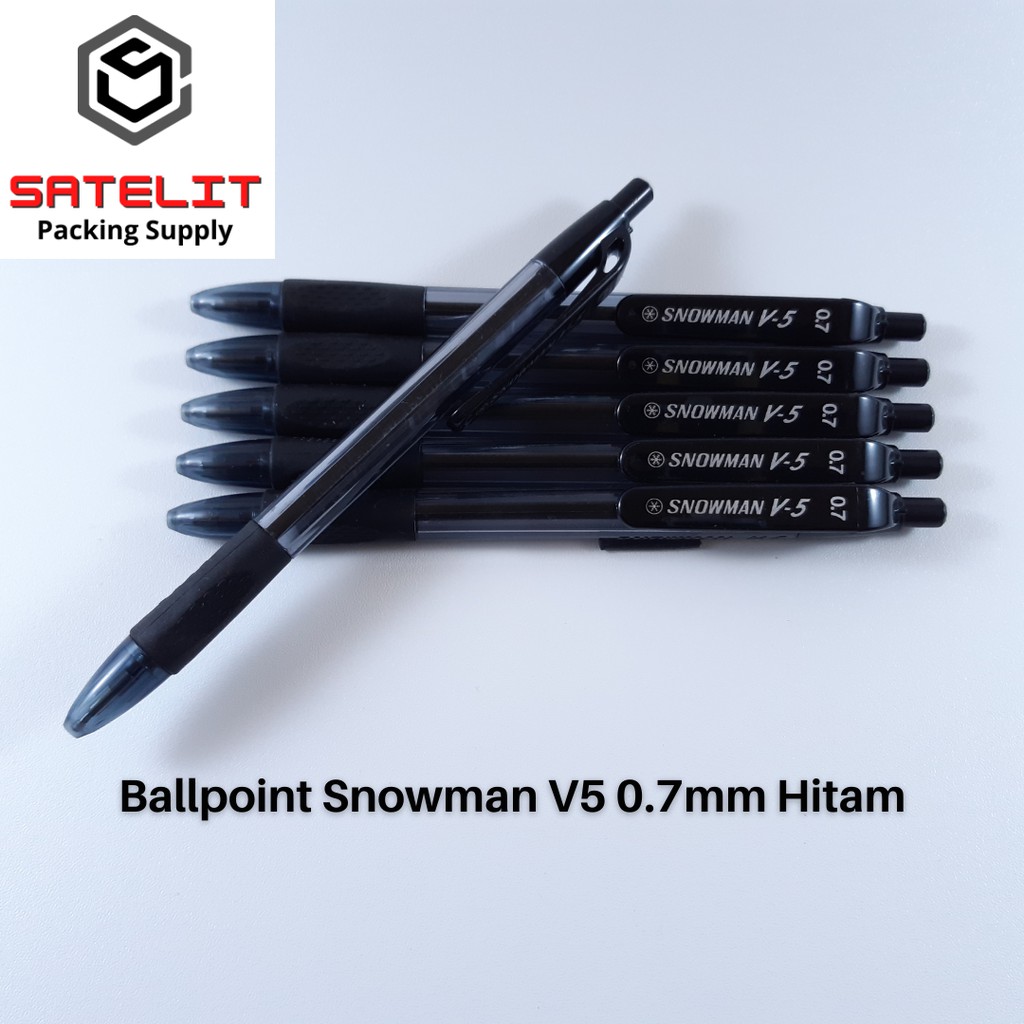 

BALLPOINT SNOWMAN V5 0,7MM HITAM