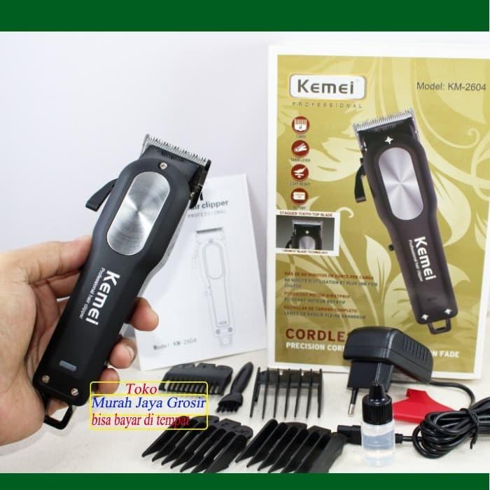 Naya / Alat Cukur Rambut Kemei Km 2604 Clipper Mesin Alat Potong Rambut Cas