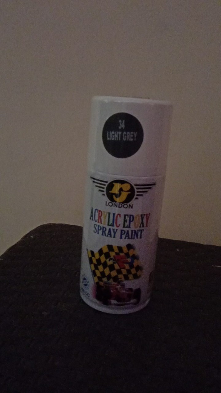 Pilok Pylok Cat Semprot Rj London 300cc Abu-abu /light Grey (34)