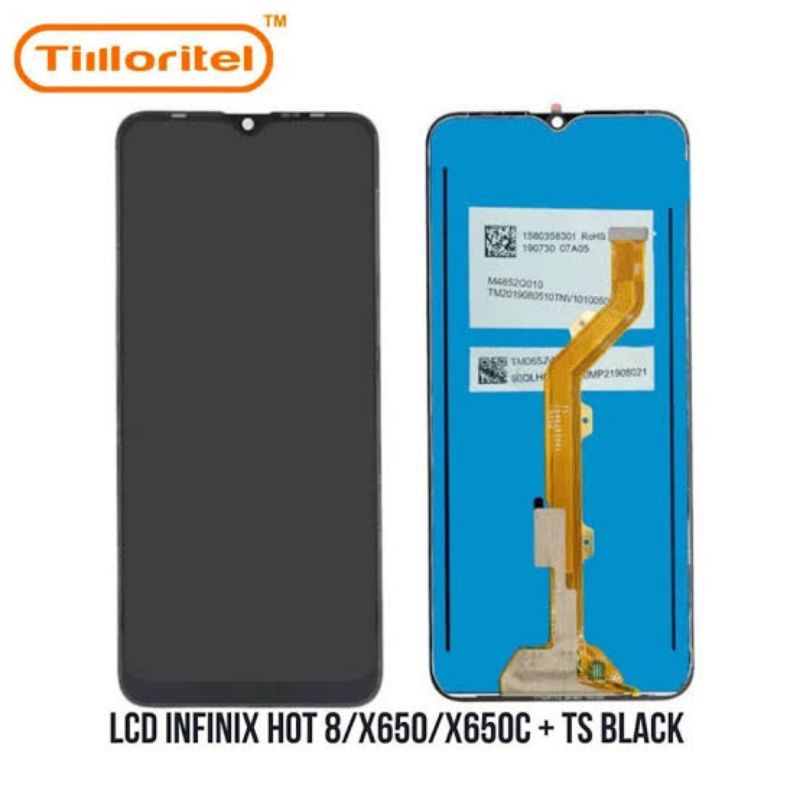 lcd touchscreen infinix hot8 / x650c ori