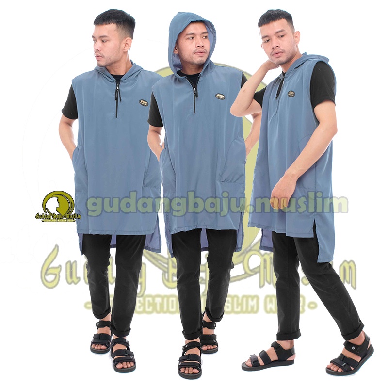 rompi sholat / rompi shalat / rompi sholat hoodie / rompi shalat pria / baju rompi pria / rompi pria