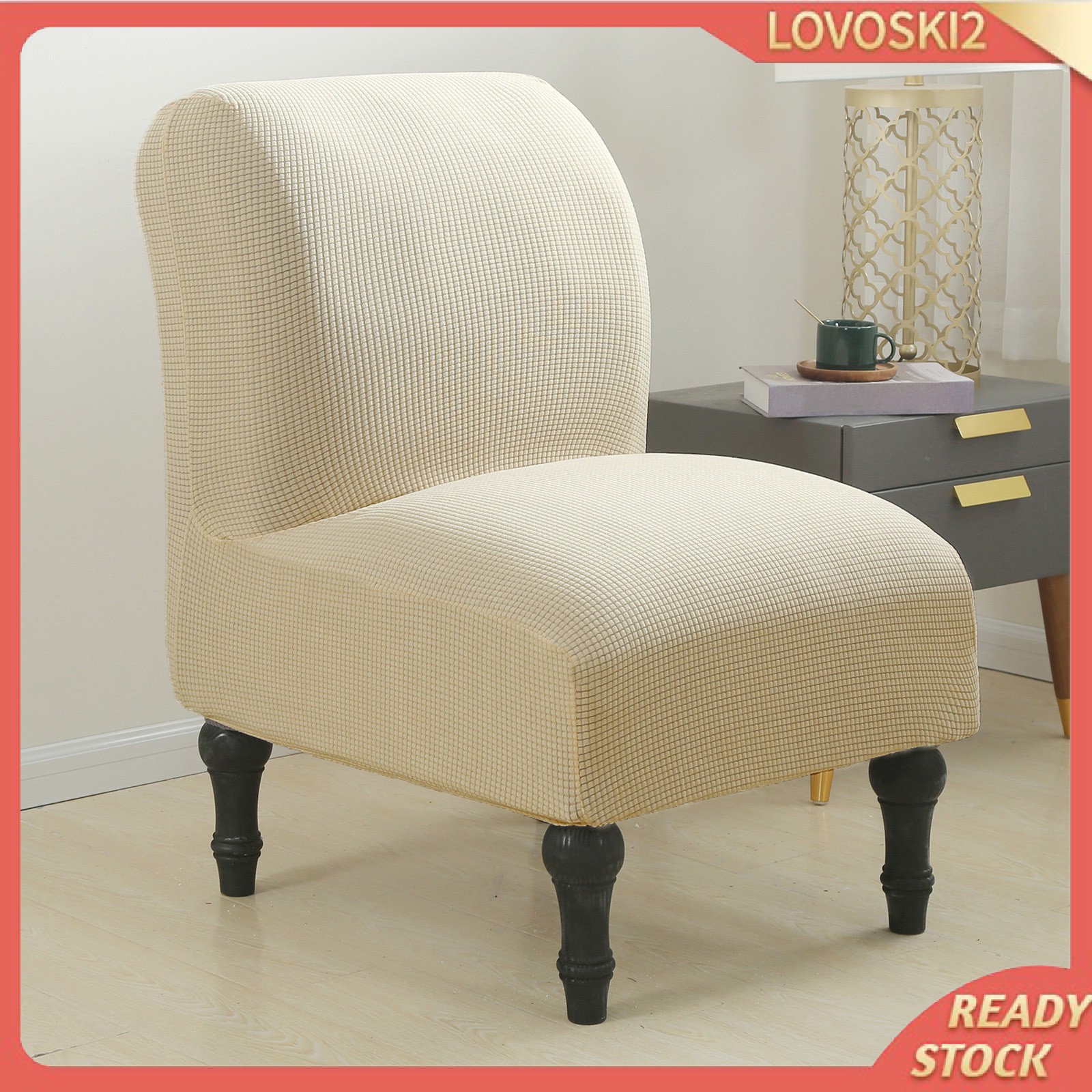 Lovoski2 Chair Slipcovers Slipper Chair Covers Furniture Protector Cover For Dining Room Shopee Indonesia