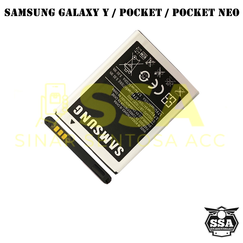 Baterai Original OEM Samsung Galaxy Y Pocket Neo Pocket S5310 S5300 EB454357VU HP Ori Battery Batrai Batre Batu Batere GARANSI AWET MURAH